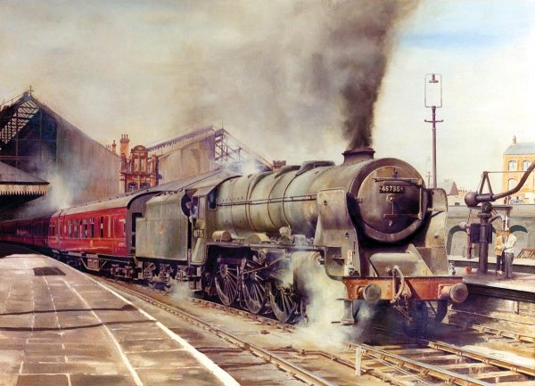 Nottingham Victoria station in 1964