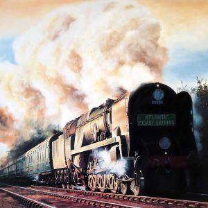 Bulleid pacific 35025 Brocklebank Line with the Atlantic Coast Express. 1963