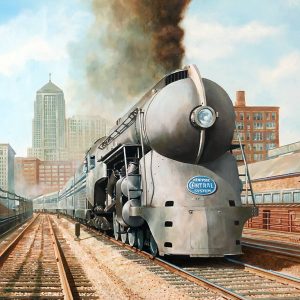 Chicago LaSalle Station 1938. NYC 20th Century Limited