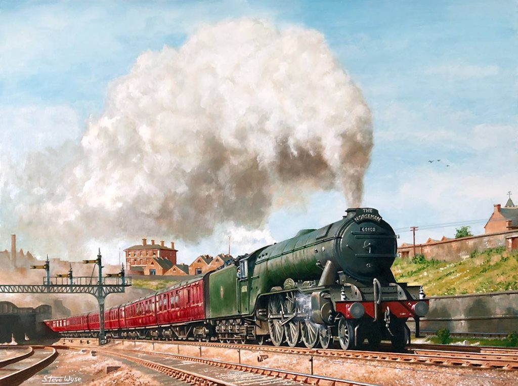 The Norseman Express leaving London 1955