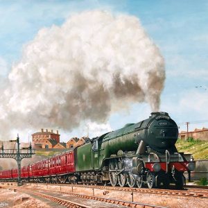 The Norseman Express train leaving London 1955