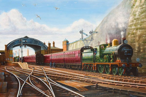 Wainwright D-class leaves Ramsgate Harbour Station in 1911