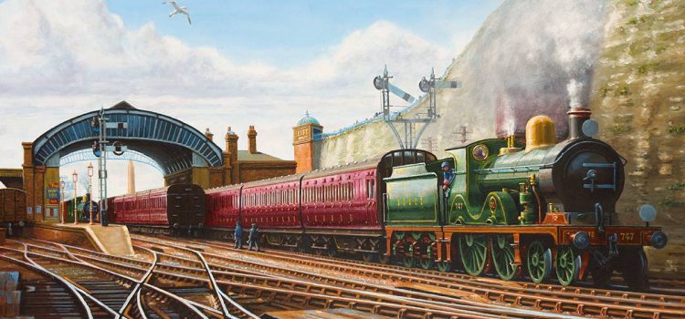 Wainwright D-class leaves Ramsgate Harbour Station in 1911