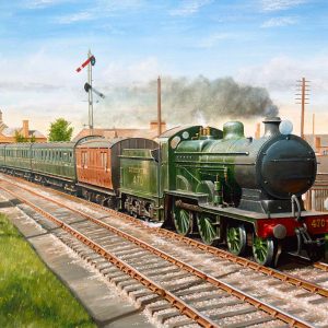 Broadstairs railway station in Southern Railway days.