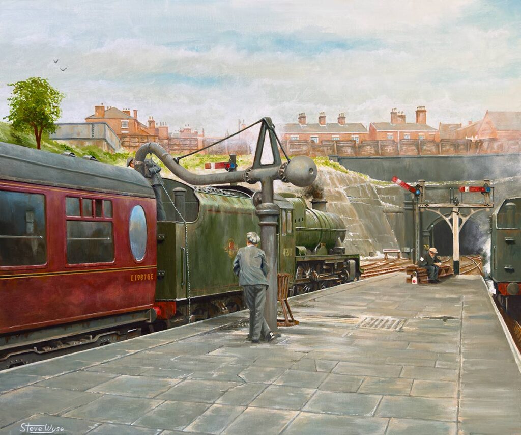 Train at Nottingham Victoria railway station in 1963