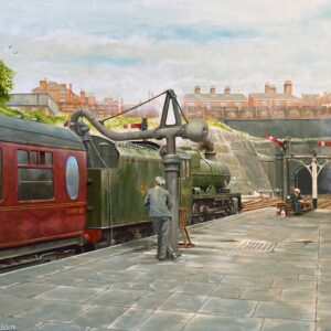 Train at Nottingham Victoria railway station in 1963