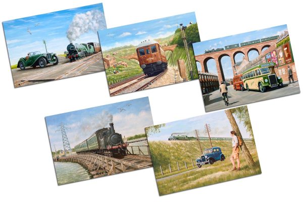 Southern Railway trains in the summer.
