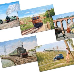 Southern Railway trains in the summer.
