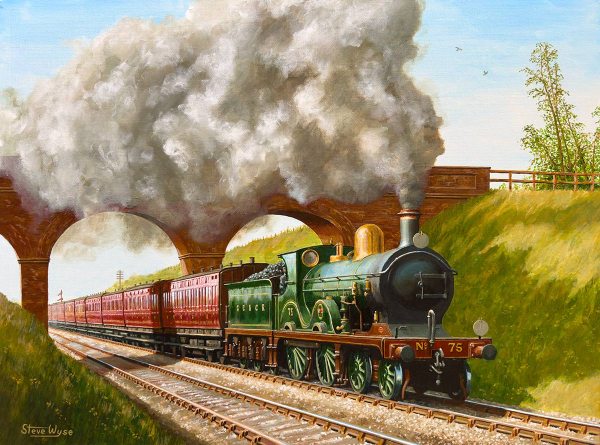 South Eastern and Chatham Railway D-class locomotive on a Kent coast train c1911.