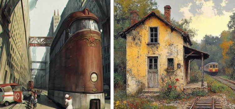A.I. – A new threat to creativity? AI and real painting comparison