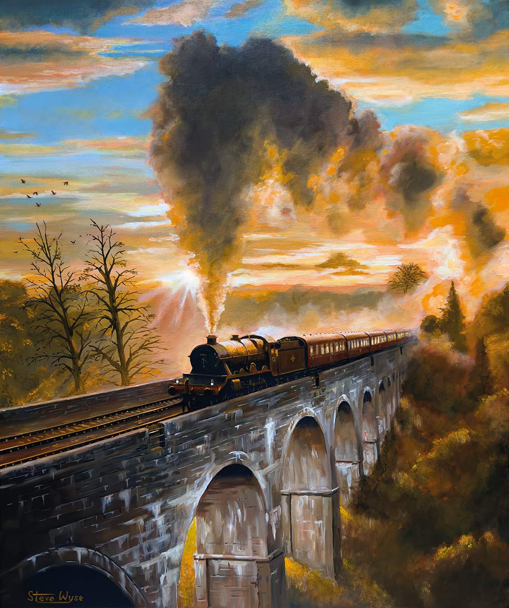 Great Western Railway Castle class in Cornwall.