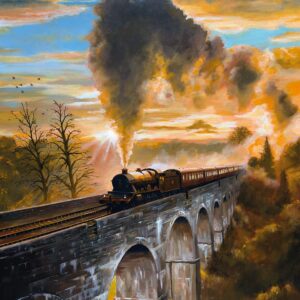Great Western Railway Castle class in Cornwall.