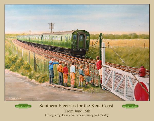 Kent Coast Electric Railway Poster