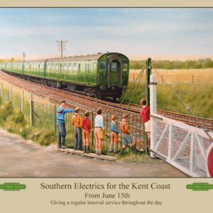 Kent Coast Electric Railway Poster