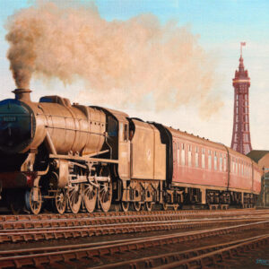 Blackpool Central Station and Blackpool Tower