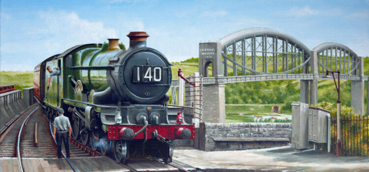 Two new Prints & Cards for Summer 2025 Great Western Railway Castle class crosses the Royal Albert Bridge