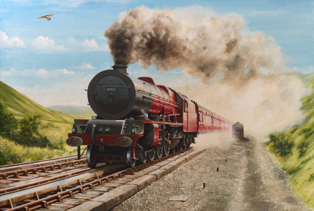 LMS pacific at Dillicar water troughs in 1936