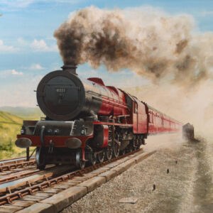 LMS pacific at Dillicar water troughs in 1936