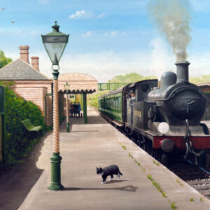 Elham Railway Station on the Elham Valley Line