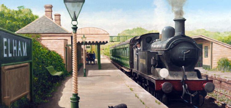 Elham Valley Railway Line Elham Railway Station on the Elham Valley Line